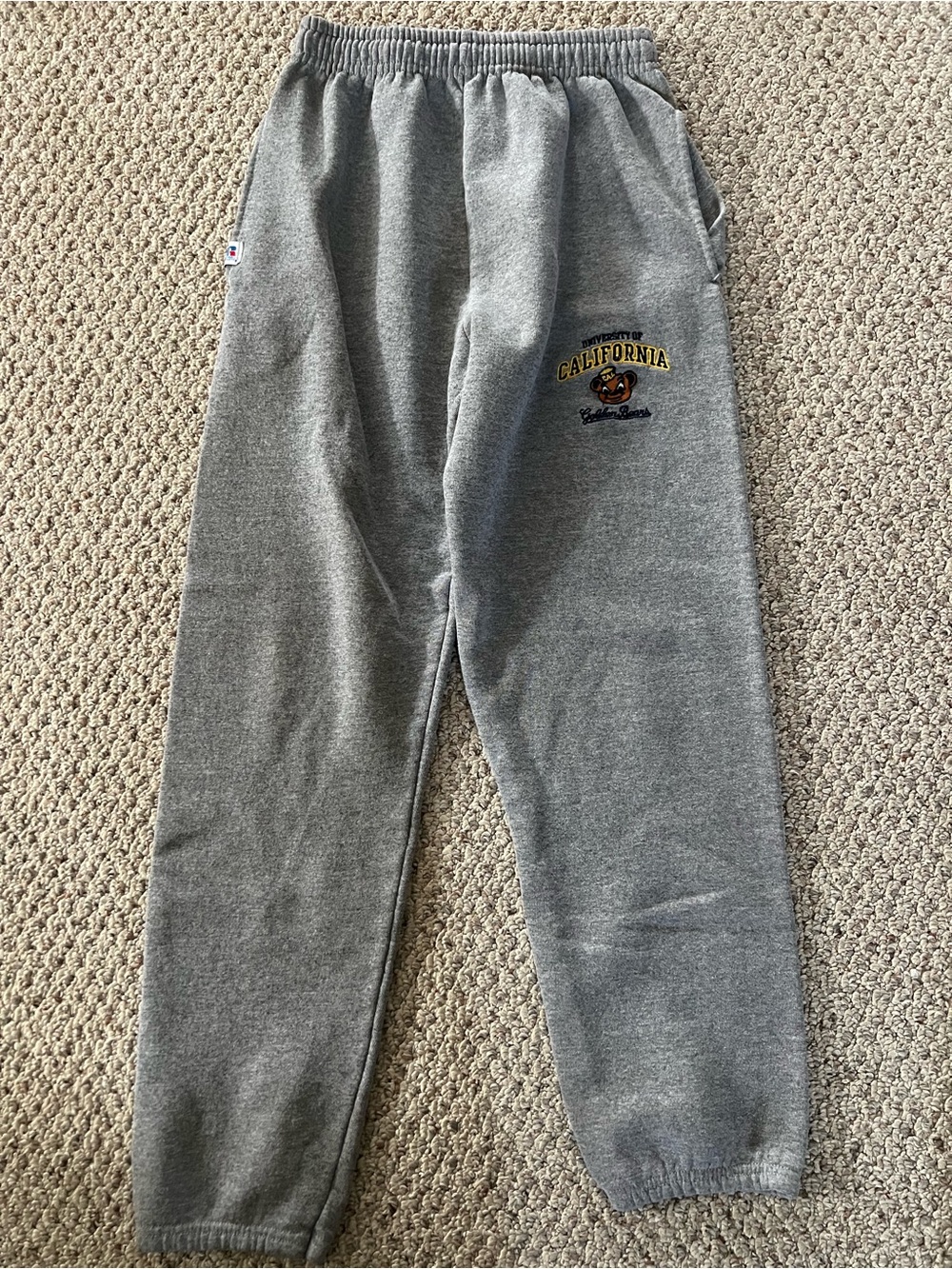 Men's Gray California Graphic Sweat Joggers